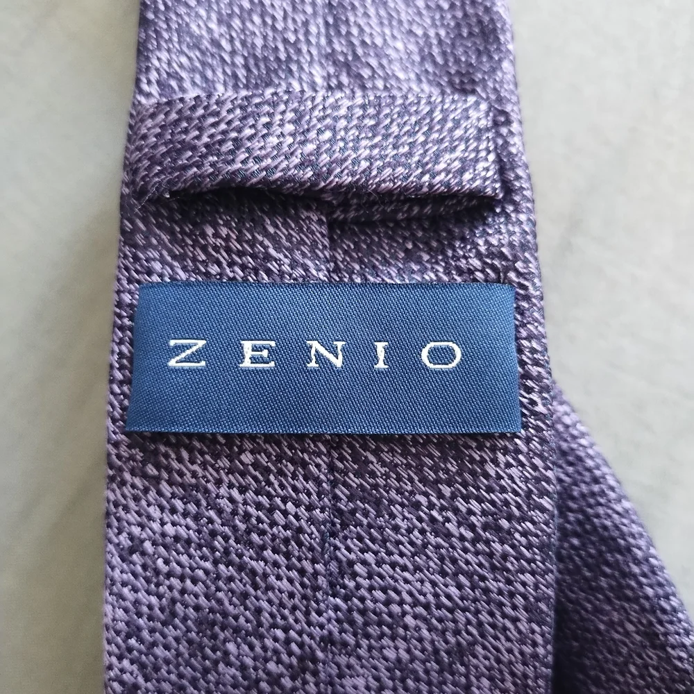Zenio Purple Micro Fiber Tie